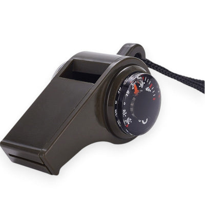 3 in 1 Survival Whistle Compass Thermometer