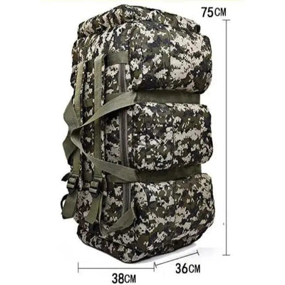 90L Military Duffle Bag Backpack