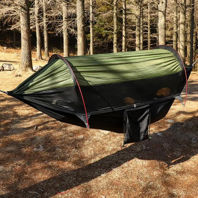All weather hammock tent