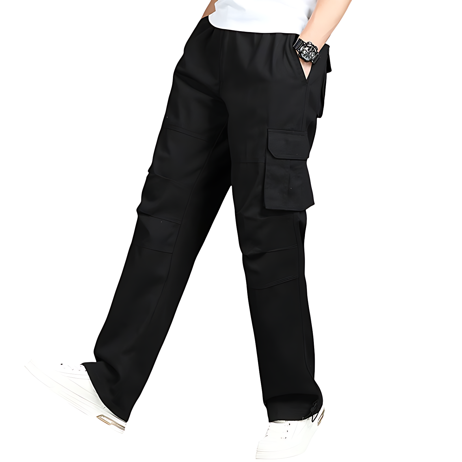 Army cargo pants black