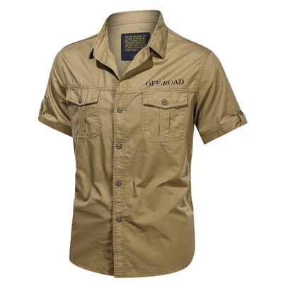 Army cargo short sleeve shirt