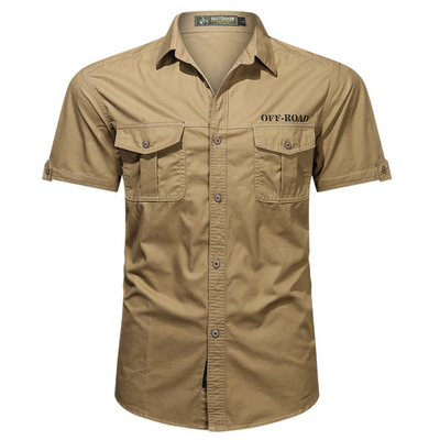 Army cargo short sleeve shirt