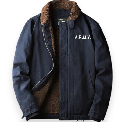 US army fleece jacket