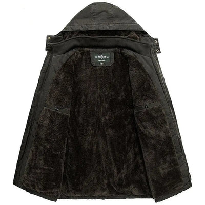 Army Green Hooded Parka