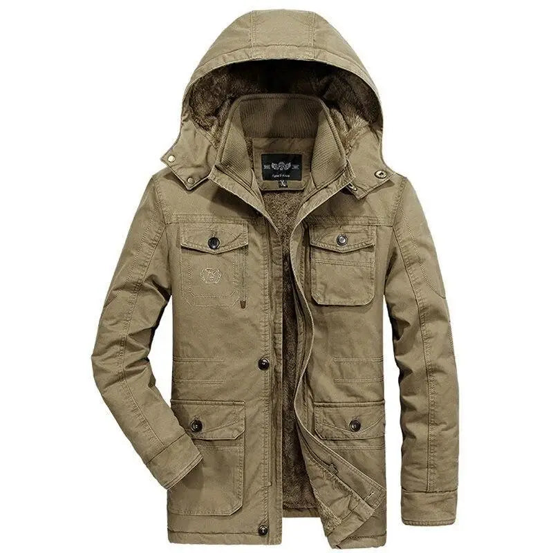 Army Green Hooded Parka