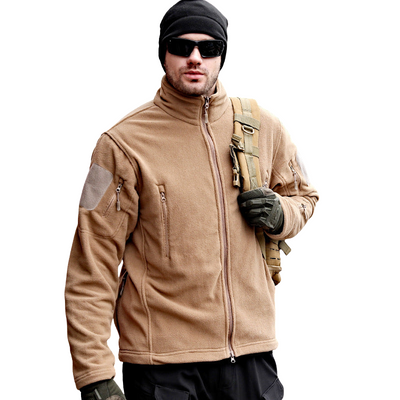 Army jacket velcro fleece