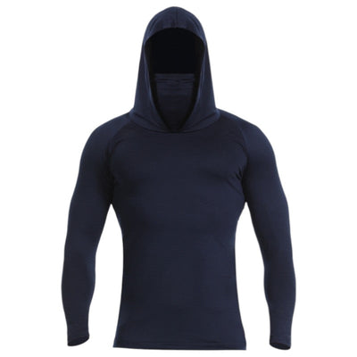 Army long sleeve hooded t-shirt