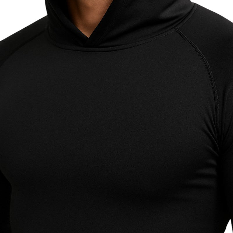 Army long sleeve hooded t-shirt