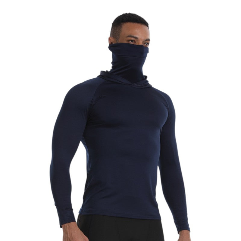 Army long sleeve hooded t-shirt