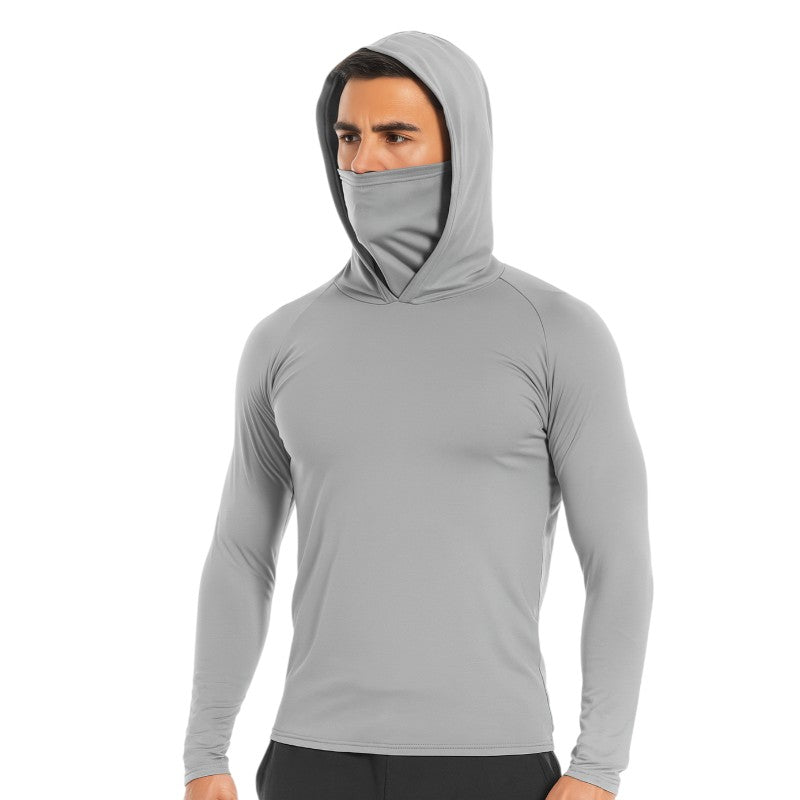 Army long sleeve hooded t-shirt