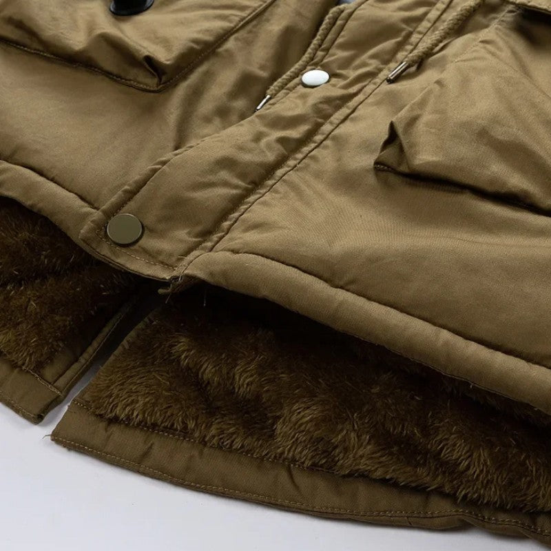 Army Style Parka Coat