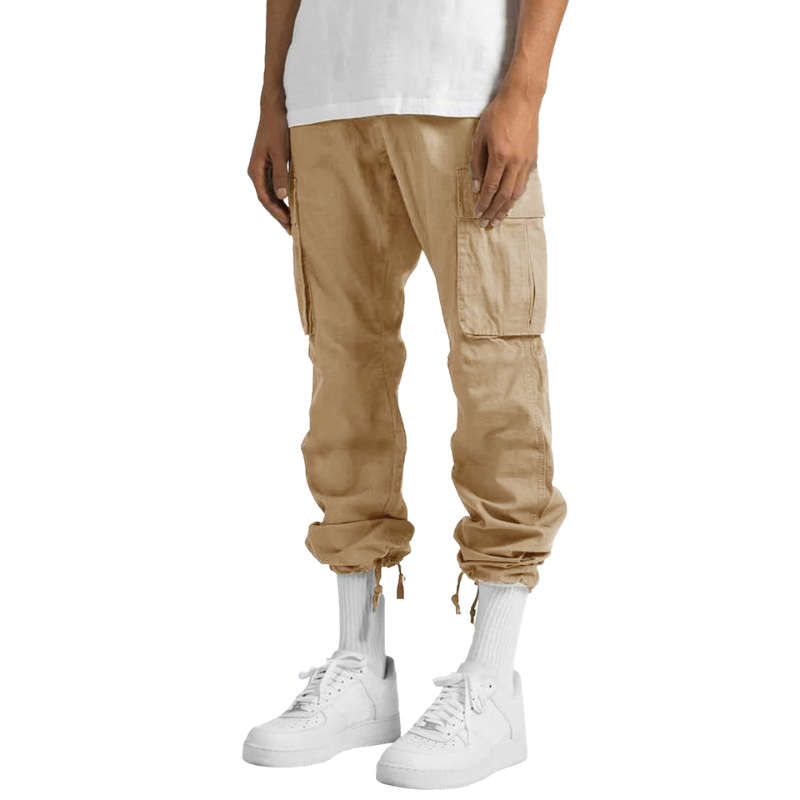 Baggy combat trousers