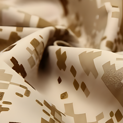 Beige camo cargo pants