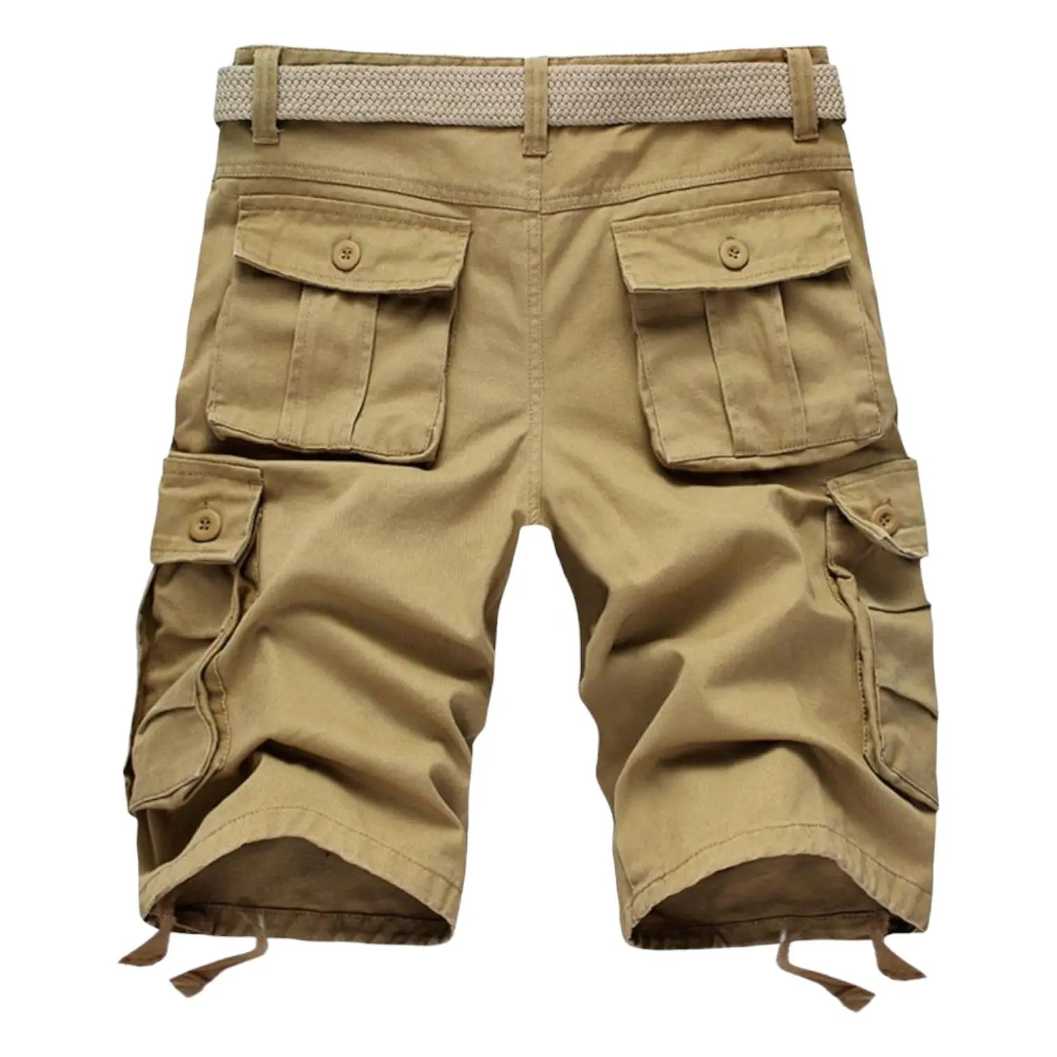 Belted Cargo Shorts Mens