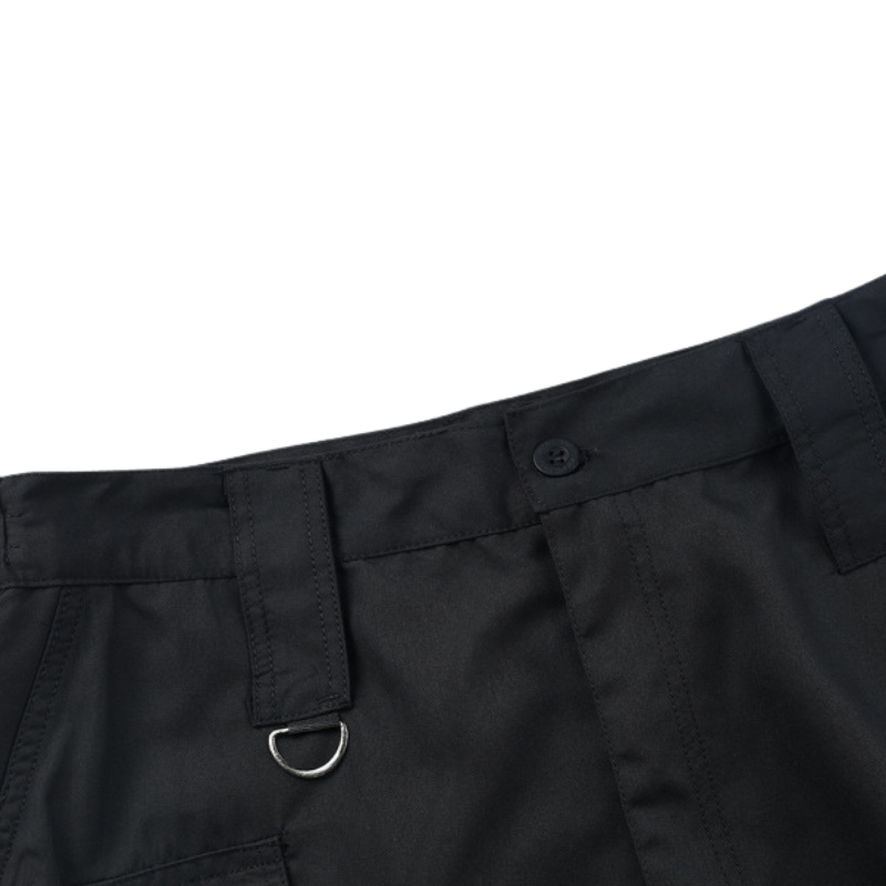 Black lightweight combat trousers