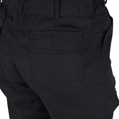 Black ripstop combat trousers