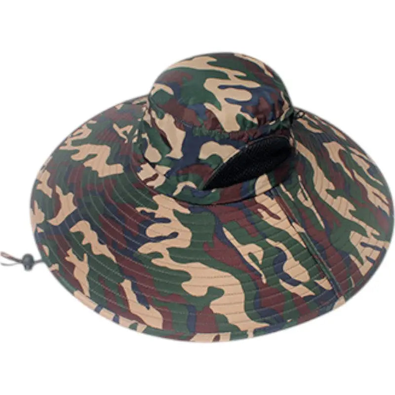Blue military bush hat