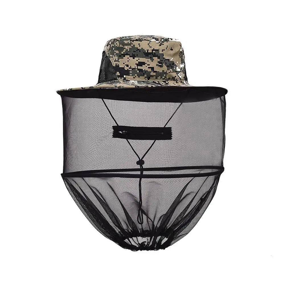 Bush hat with mosquito net