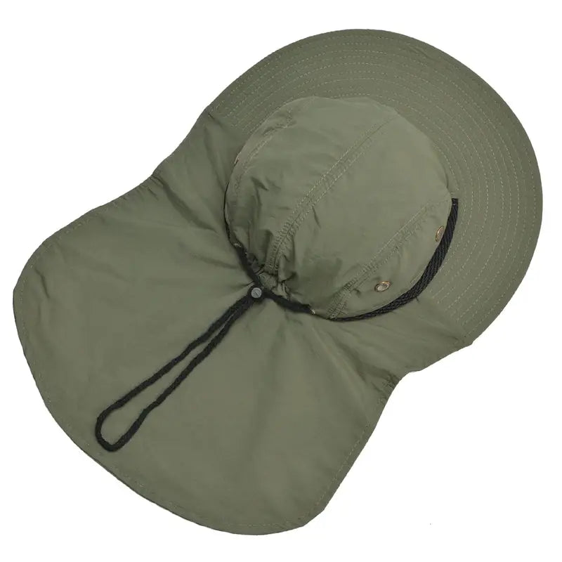 Bush hat with neck cover