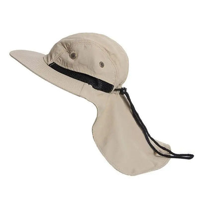Bush hat with neck cover
