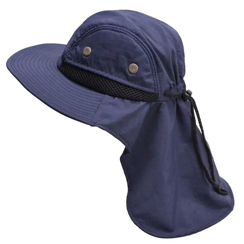 Bush hat with neck cover