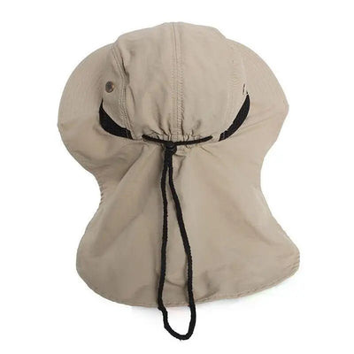 Bush hat with neck cover