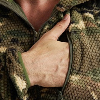 Camo fleece jumper