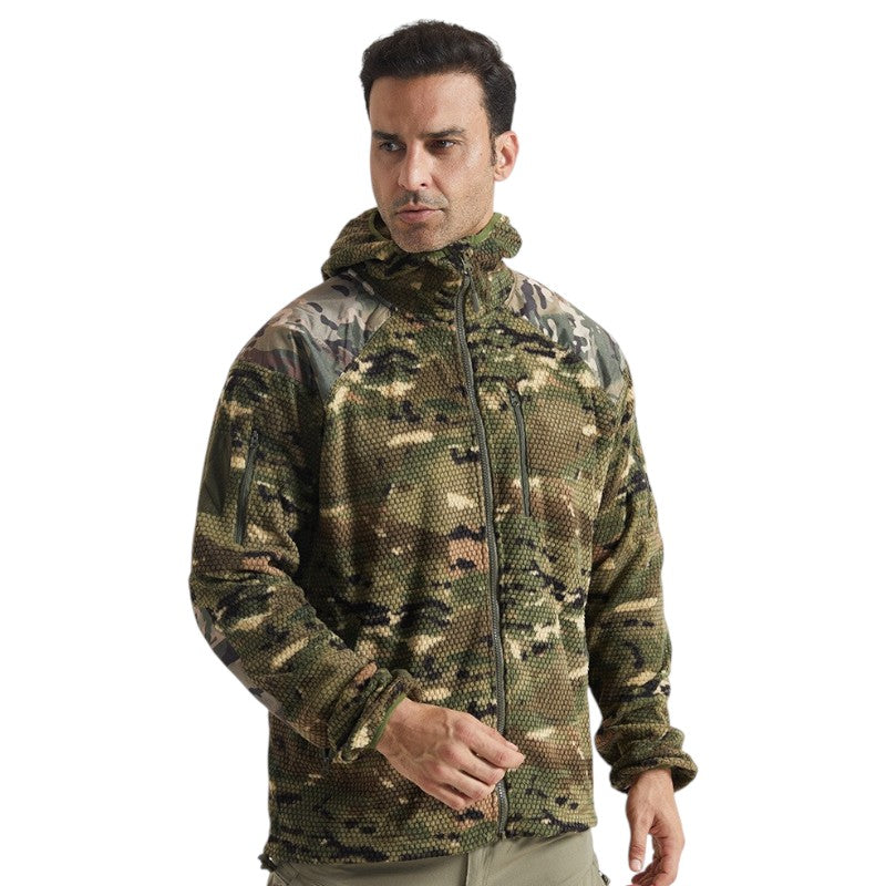 Camo fleece jumper