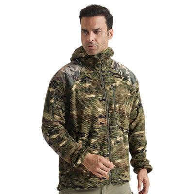 Camo fleece jumper