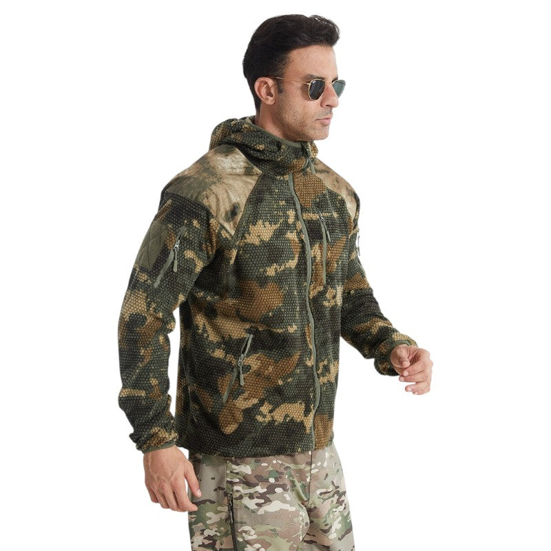 Camo fleece jumper