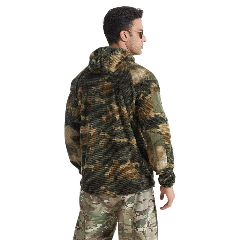 Camo fleece jumper