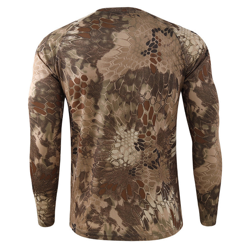 Camo long sleeve base layer t shirt