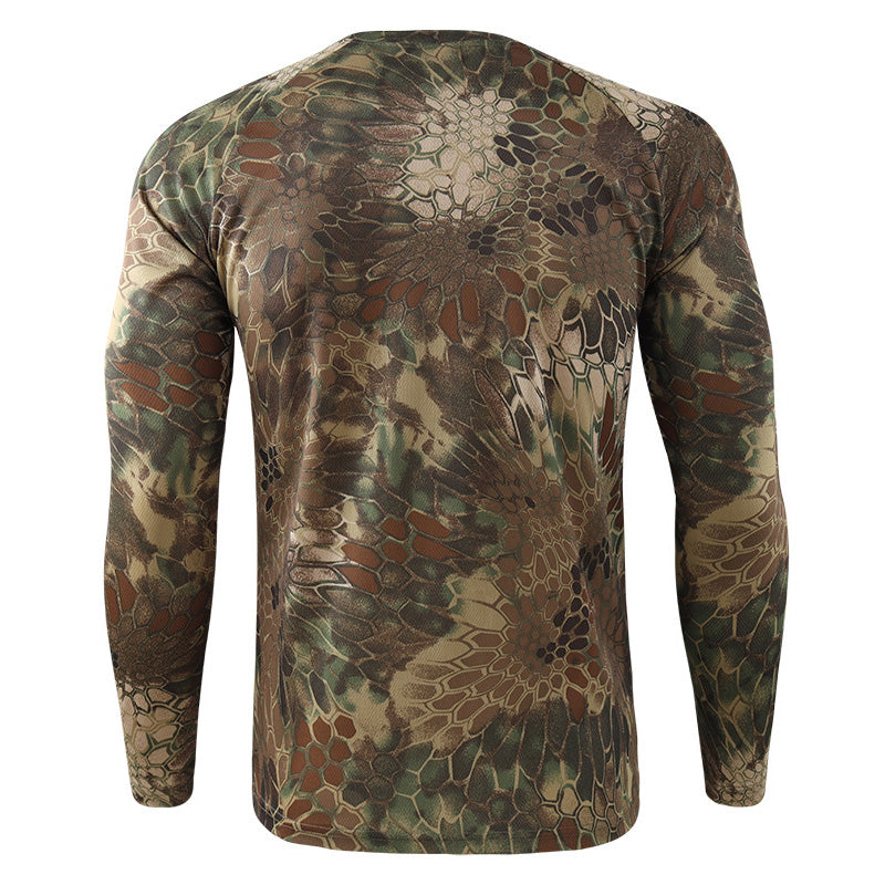 Camo long sleeve base layer t shirt