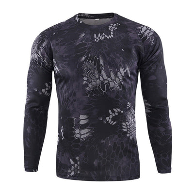 Camo long sleeve base layer t shirt