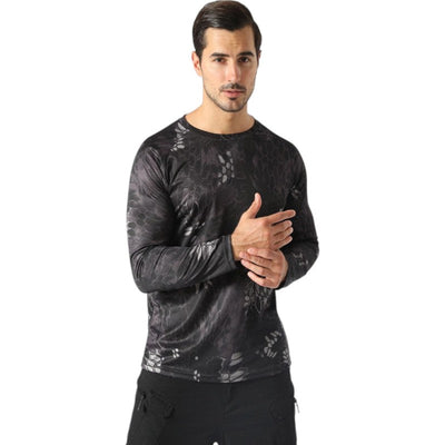 Camo long sleeve base layer t shirt