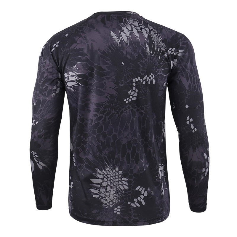 Camo long sleeve base layer t shirt