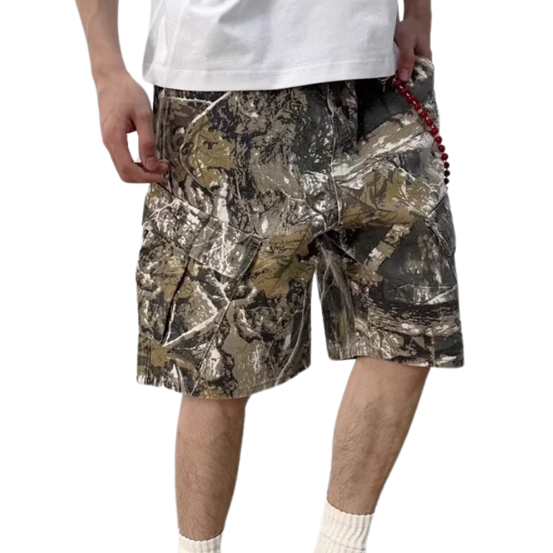 Camo shorts stretch