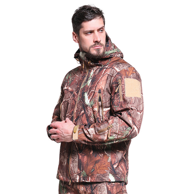 Camo softshell jacket