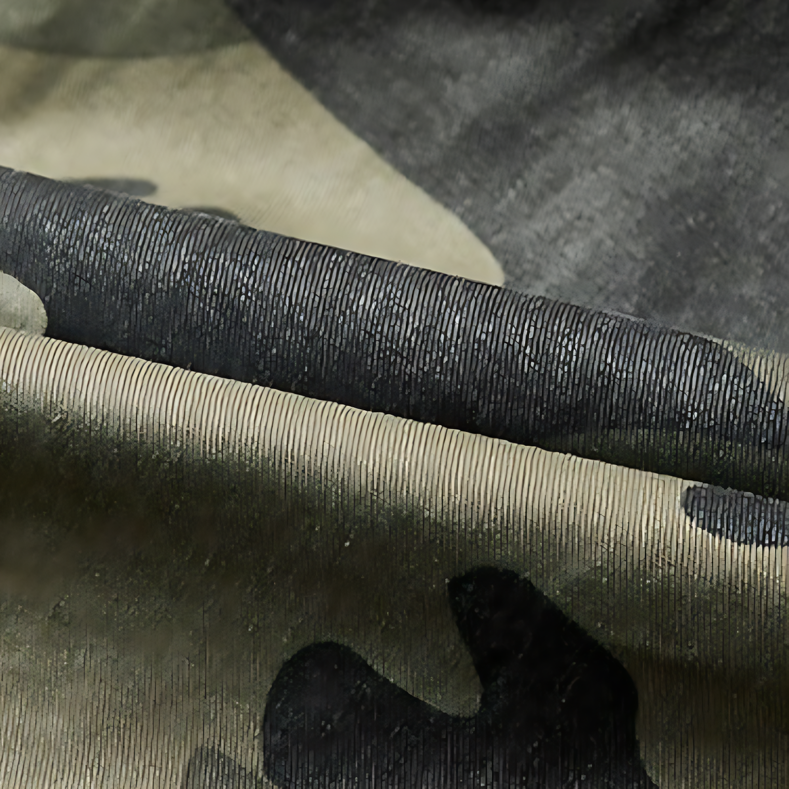 Camouflage cargo shorts for men