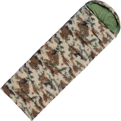 Camouflage military sleeping bag