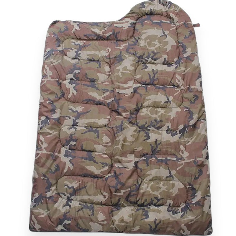 Camouflage sleeping bag