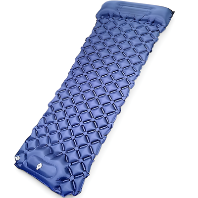 Camping air bed self inflating