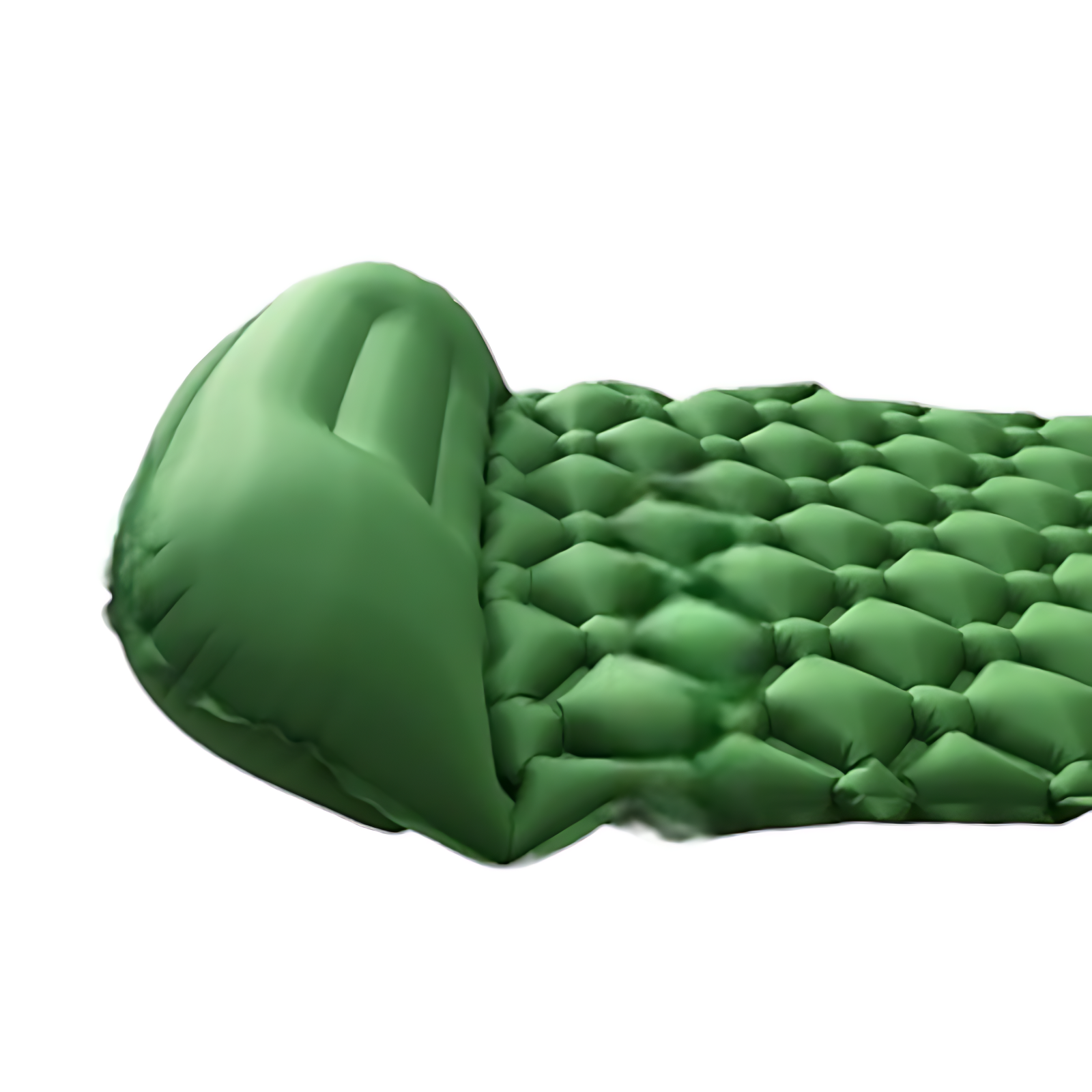 Camping air bed self inflating