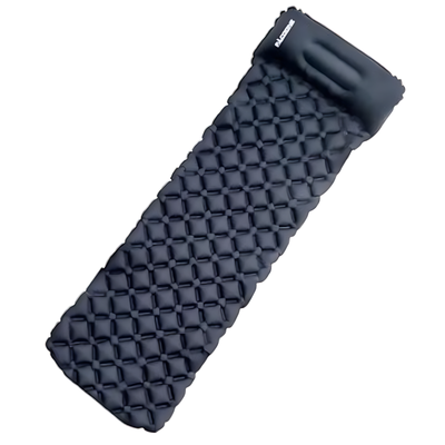 Camping air bed self inflating