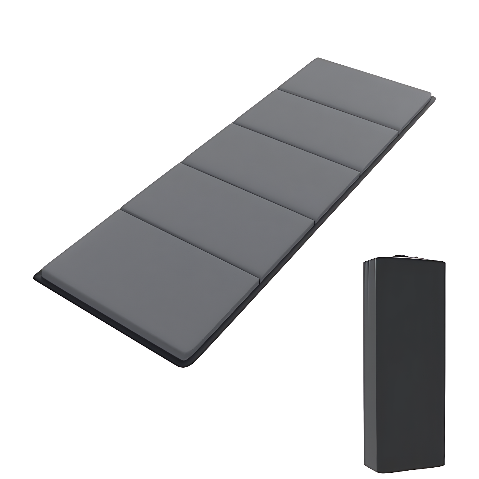 Camping inflatable sleeping mattress folding