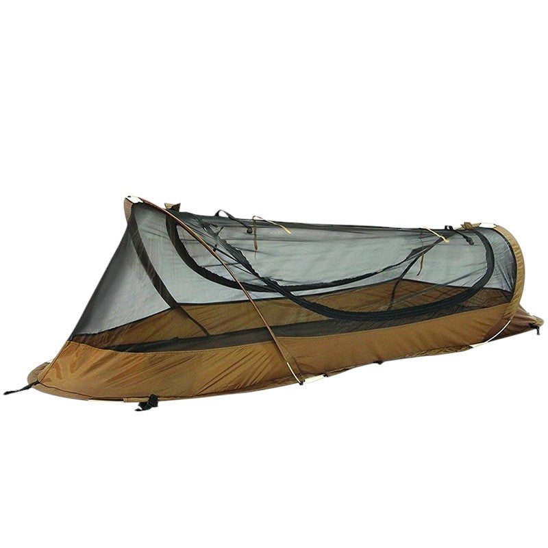 Camping tent with mosquito net