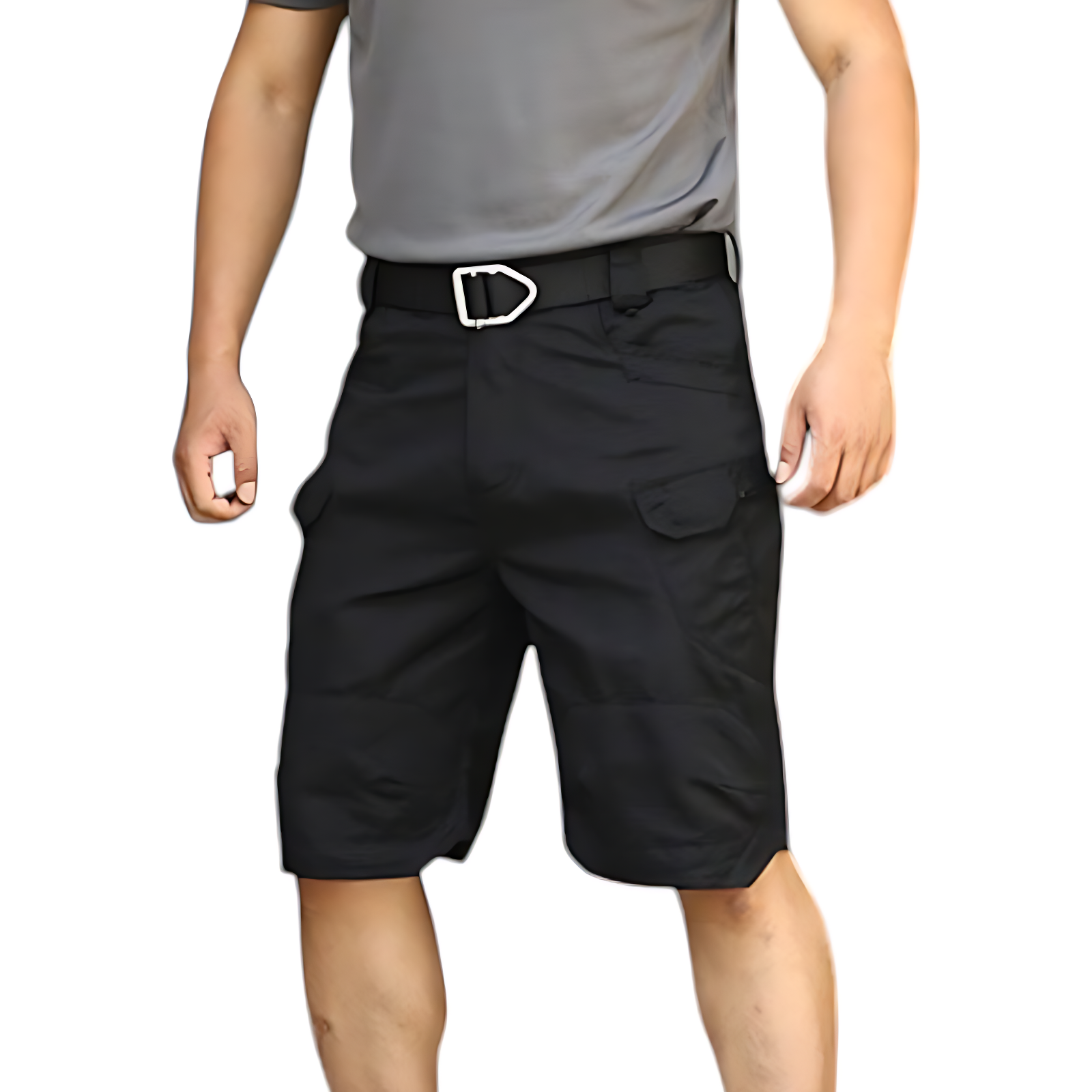 Cargo camo shorts for men