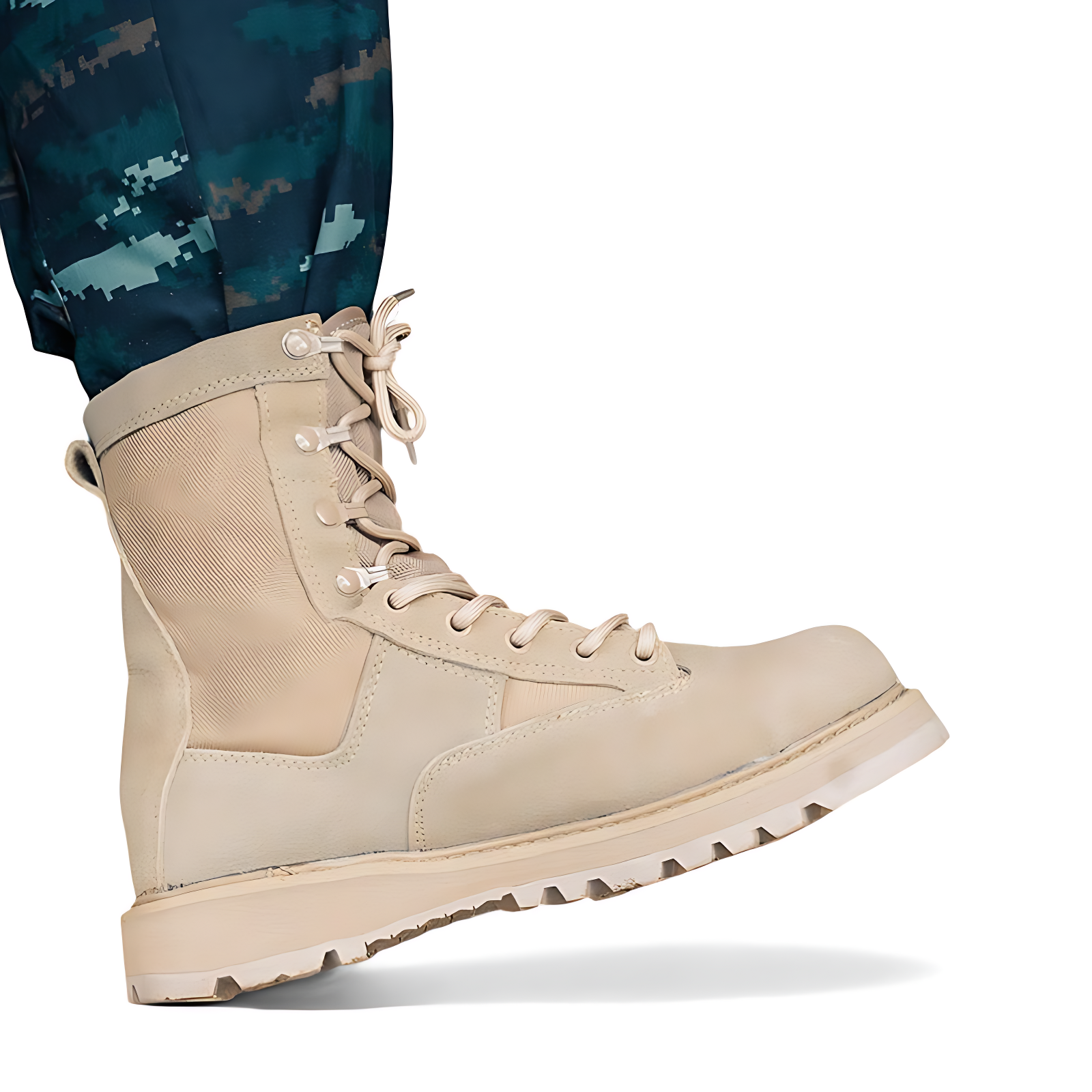 Cold weather tactical boots camo