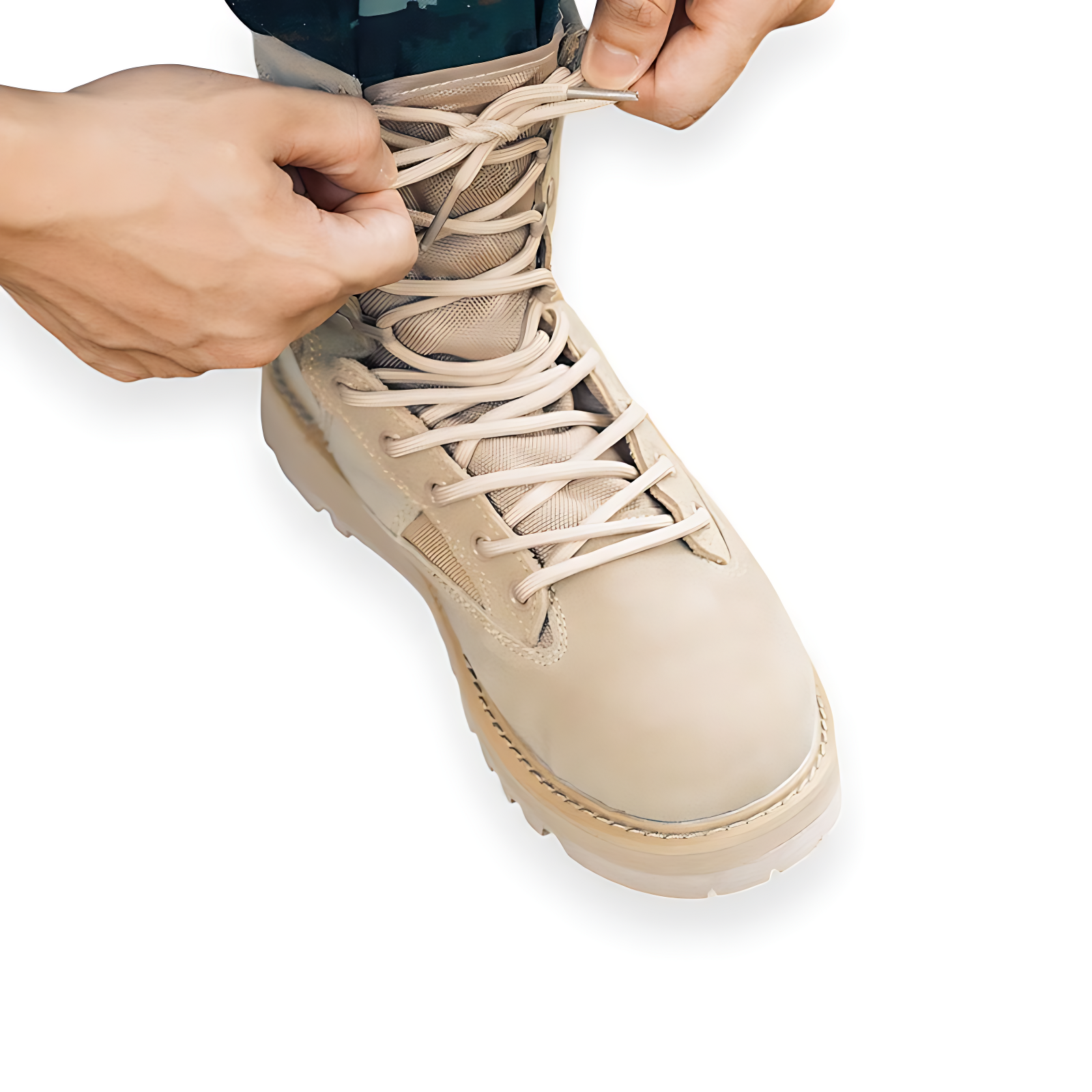Cold weather tactical boots camo