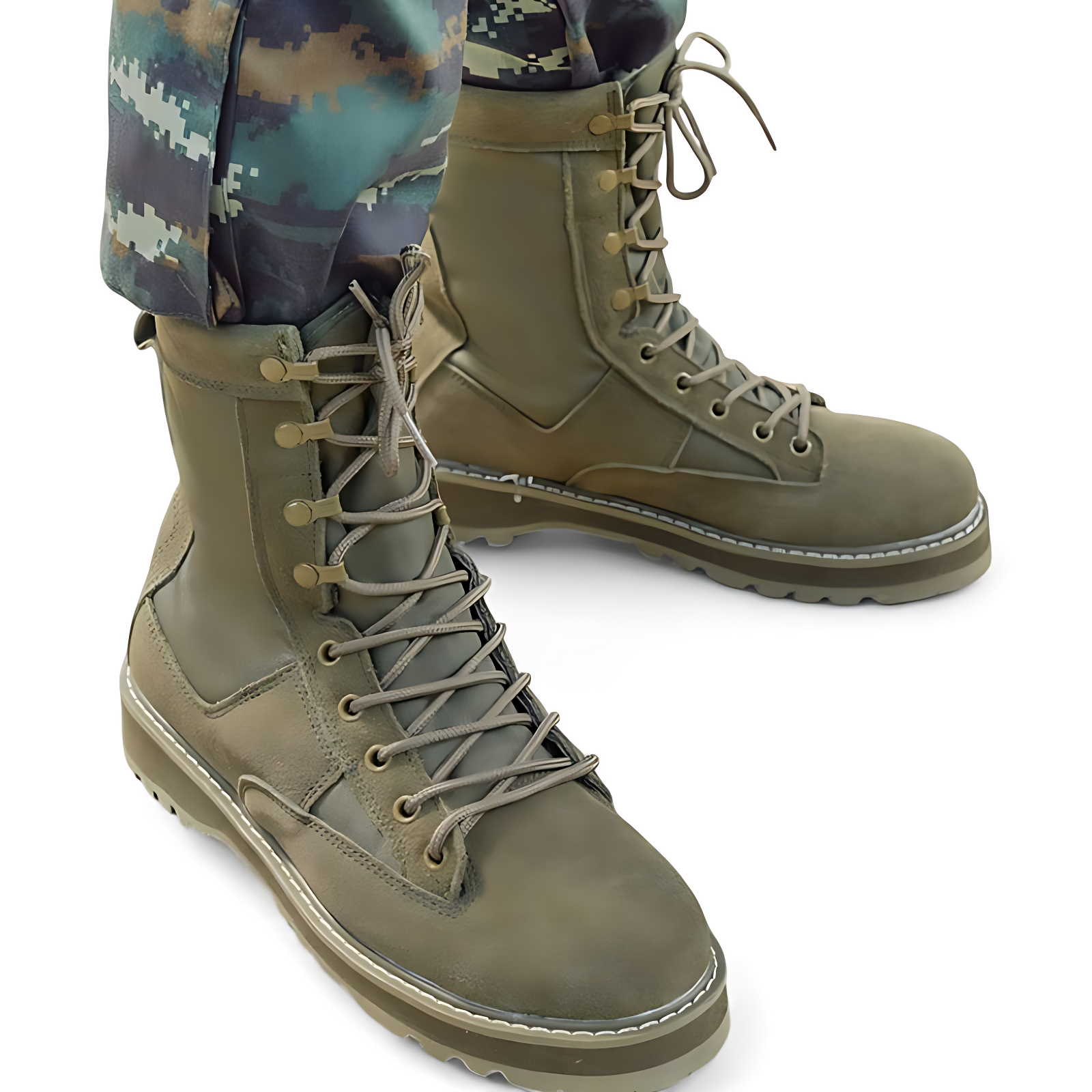 Cold weather tactical boots camo